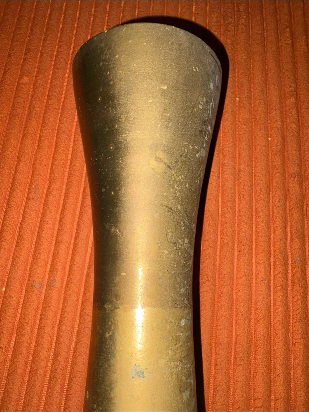 Vintage brass vase